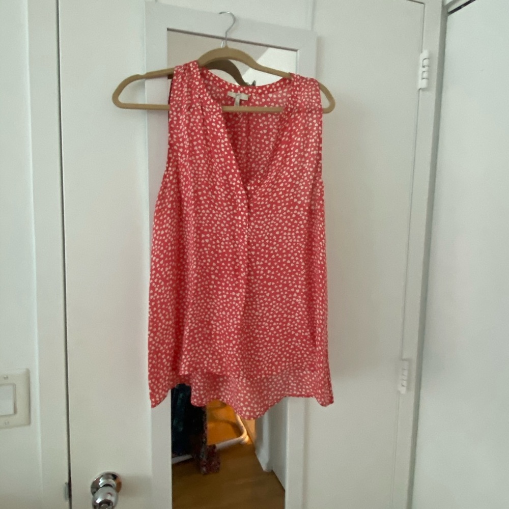 Joie pink coral heart tank